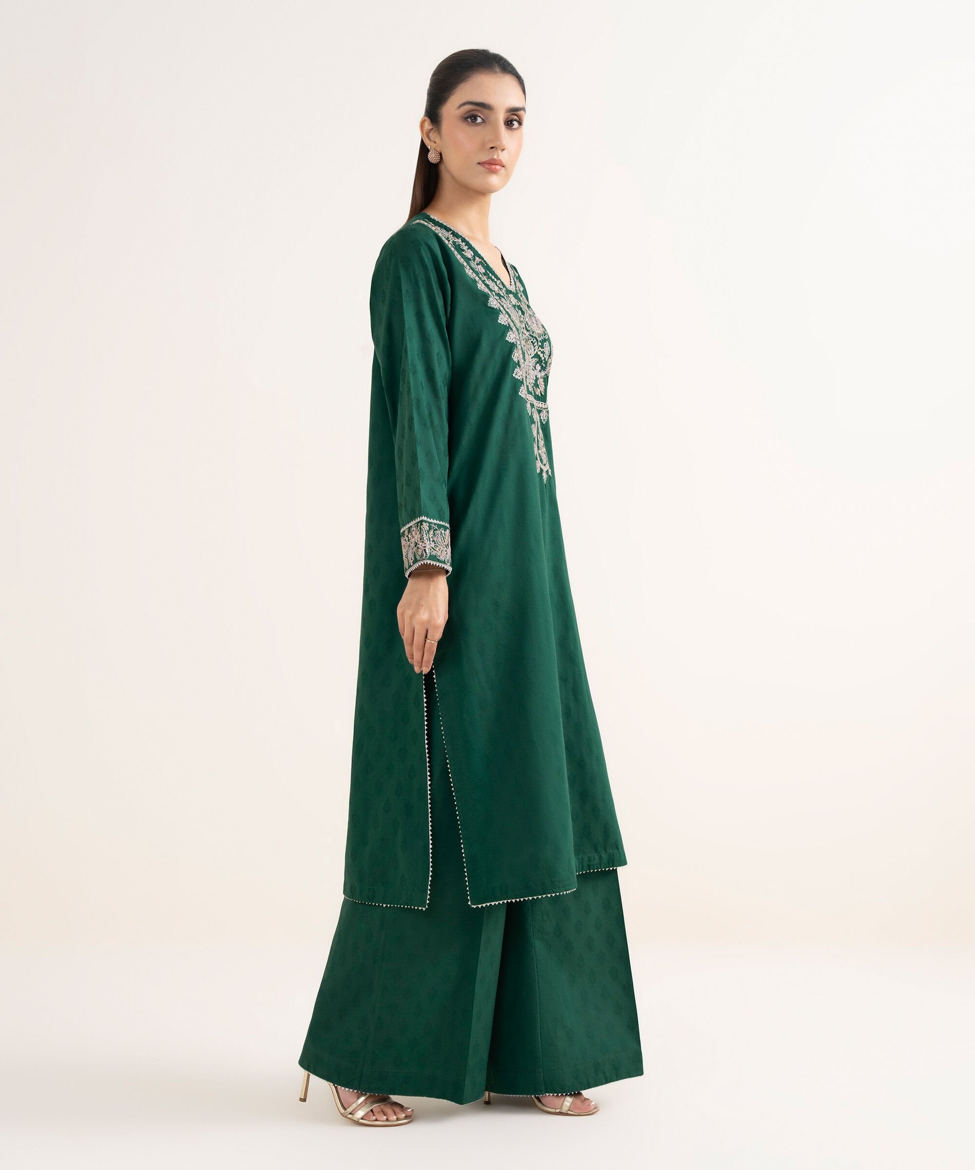 Embroidered Jacquard Shirt